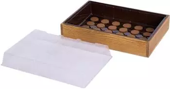 Siena Garden Anzuchtvollholzkiste mit 24 Kokos-Quelltabs und Bel&uuml;ftungsdeckel (T50060)
