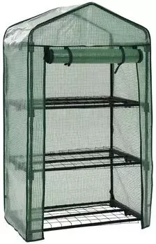 furnicato 3-stufiges Mini-Gew&auml;chshaus 69 x 49 x 125 cm