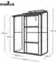 osoltus Premium Anlehngewächshaus 0,9 m² 130 x 68 x 173 cm