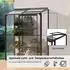 osoltus Premium Anlehngewächshaus 0,9 m² 130 x 68 x 173 cm