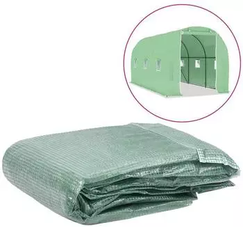 vidaXL Gew&auml;chshaus-Ersatzabdeckung 200x450x200cm, gr&uuml;n (9m&sup2;)