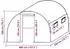 vidaXL Foliengewächshaus Ersatzabdeckung 400x200x200cm grün (8m²)
