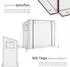 TecTake Anton Foliengewächshaus transparent 200x77x170cm (406259)