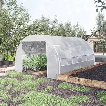 Outsunny 3,97 x 3 x 2m Foliengew&auml;chshaus mit UV-Schutz (800000725155)