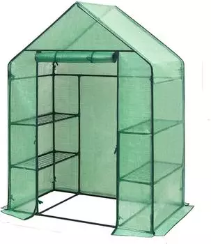 Woltu Foliengewächshaus 143x195x73cm, grün (2173)