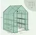 Woltu Foliengewächshaus 143x143x195cm PE 130g/m² grün