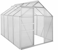 Zelsius - Aluminium Gew&auml;chshaus 250 X 190 Cm, 4 Mm Platten, 4,75m2