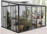 Vitavia Anlehngew&auml;chshaus "Helena 11900" Alu-Profile, 3 mm Sicherheitsglas, Dach 10