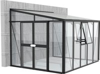 Vitavia Anlehngew&auml;chshaus "Helena 8600" Alu-Profile, 3 mm Sicherheitsglas, Dach 10