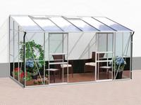 Vitavia - Anlehn-gew&auml;chshaus 'ida 7800', Aluminium Eloxiert, 7,8 M2, 4 Mm Hkp