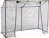 Spetebo Tomatengewächshaus transparent - 200 x 150 cm - Foliengewächshaus für