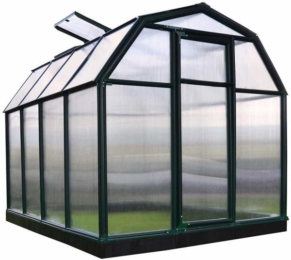 Rion garden and gardening Smart 34 Alu grün HKP 6 mmDach 4 mm 2,63 x 2,04 x 1,98 cm inkl. Fundament