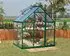 Palram Hybrid Alu grün Polycarbonat 0,7 mm/Dach HKP 4 mm 2,3 m2 inkl. Stahlfundament