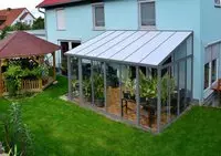 Palram - Canopia Aluminium Kaltwintergarten Sanremo Anthrazit 277x435x310 Cm