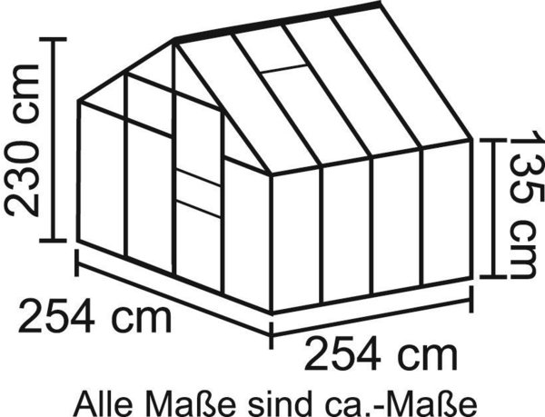 Allgemeine Daten & Ausstattung Vitavia Merkur 6700 (3mm ESG, Alu schwarz)