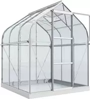 Vitavia Gew&auml;chshaus "Orion 3800" Alu-Profile, 3 mm Sicherheitsglas, Kunststoff in