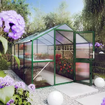 KGT Rose IV 10m² (10mm HKP, Alu moosgrün)