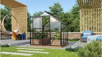 VITAVIA Venus 3800 Alu anthrazit ESG 3 mm 3,8 m2