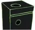 Zelsius Grow Tent 40 x 40 x 160 cm schwarz/grün