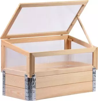 Dobar Treibhaus mit Untersatz 76 x 40 x 50 cm (58413e)