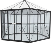 Vitavia Gew&auml;chshaus "Juno 9000, mit Stahlfundamentrahmen" Alu-Profile,3 mm