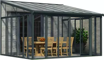 Palram San Remo 425 x 382 cm anthrazit