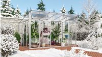 Vitavia Gew&auml;chshaus "Aura 11500" Alu-Profile, 3 mm Sicherheitsglas, Dach 10 mm
