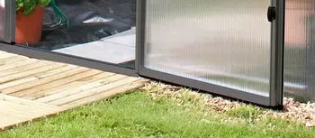 KGT Fundamentrahmen für Gewächshaus Linea II (Aluminium, Silber)