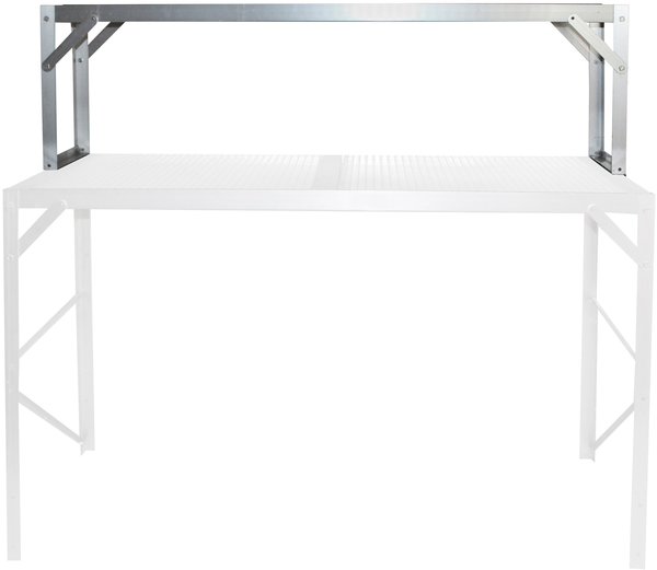  Vitavia Tischaufsatz für Alu-Regal HKP silber (121 x 54 cm)