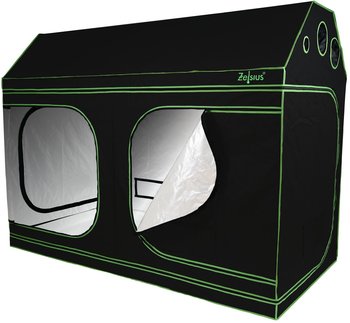Zelsius Grow Tent 240 x 120 x 180 cm) schwarz/grün Pflanzenzucht Indoor