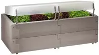 Juwel - Hochbeet Timber + Zwei Thermohauben 130 X 60 X 52 Cm Blumenkasten