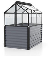 Vitavia - Hochfr&uuml;hbeet 'gaia Jumbo', Schwarz, Hochfr&uuml;hbeet (122 X 83 X 137 Cm), 3