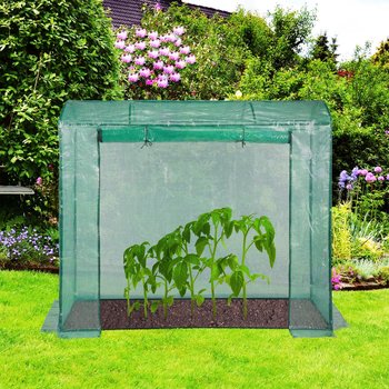 Relaxdays Tomatengewächshaus 170 x 80 x 200 cm grün – Relaxdays Tomatengewächshaus – Durchdachte Belüftung für gesundes Wachstum