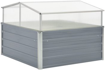 vidaXL Galvanized greenhouse 42406