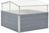 vidaXL Galvanized greenhouse 42406
