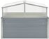 vidaXL Galvanized greenhouse 42406