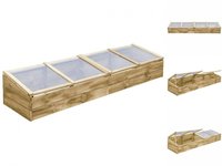 vidaXL Gew&auml;chshaus Impr&auml;gniertes Kiefernholz 200 x 50 x 35 cm