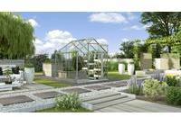 Vitavia - Gew&auml;chshaus 'eris' 3800, Alu Eloxiert, 3,8 M2, 3 Mm Esg