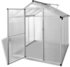vidaXL Aluminum greenhouse 43555