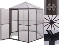 vidaXL Gew&auml;chshaus Aluminium 240&times;211&times;232 cm