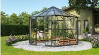 Vitavia Gew&auml;chshaus "Pi 9000, mit Stahlfundamentrahmen" Alu-Profile,3 mm