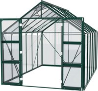 Vitavia Gew&auml;chshaus "Domus 9900" Doppelschwingt&uuml;ren und bodentiefer T&uuml;rschwelle, 3