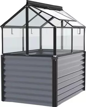 Vitavia Paris 83,1 x 136,9 x 121,7 cm (3 mm ESG, Alu schwarz)