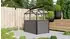 Vitavia Paris 83,1 x 136,9 x 121,7 cm (3 mm ESG, Alu schwarz)