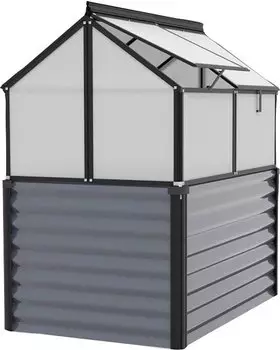 Vitavia Paris 83,1 x 136,9 x 121,7 cm (4 mm HKP, Alu schwarz)