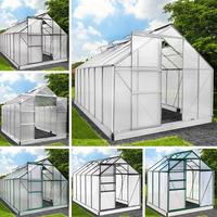Gew&auml;chshaus Aluminium Mit Fundament Rostfrei T&uuml;v Gepr&uuml;ft 6mm Platten 310x250x235cm