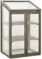 vidaXL Gew&auml;chshaus 60x45x100 cm Tannenholz
