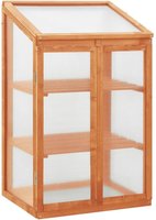 vidaXL Gew&auml;chshaus 60x45x100 cm Tannenholz