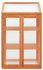 vidaXL Gewächshaus 60x45x100 cm Tannenholz orange