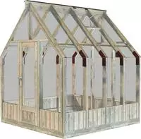 Palmako Gew&auml;chshaus "E milia" 5,4 m&sup2;, inklusive automatische Dachentl&uuml;ftung